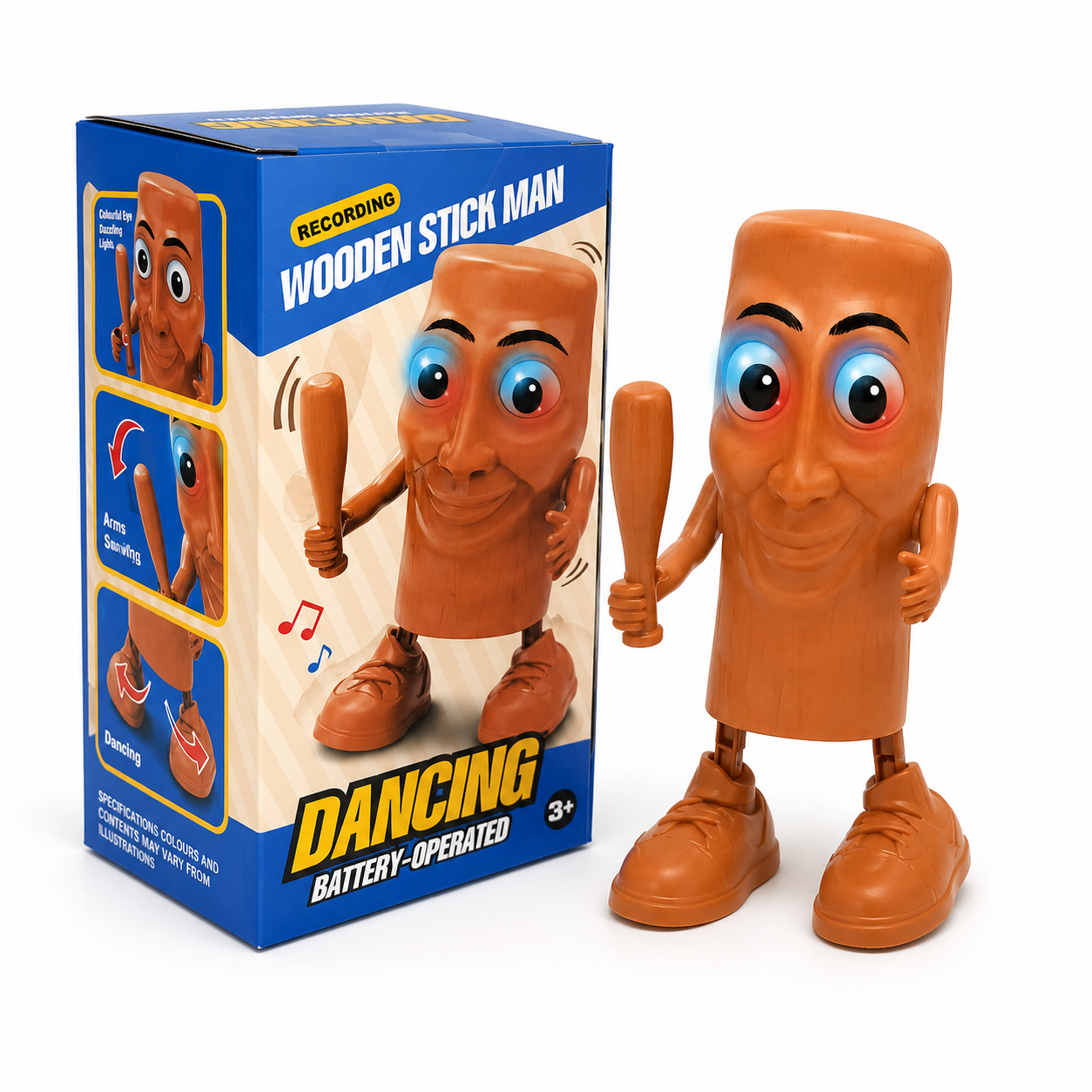 Muñeco Bailarin Wooden Stick